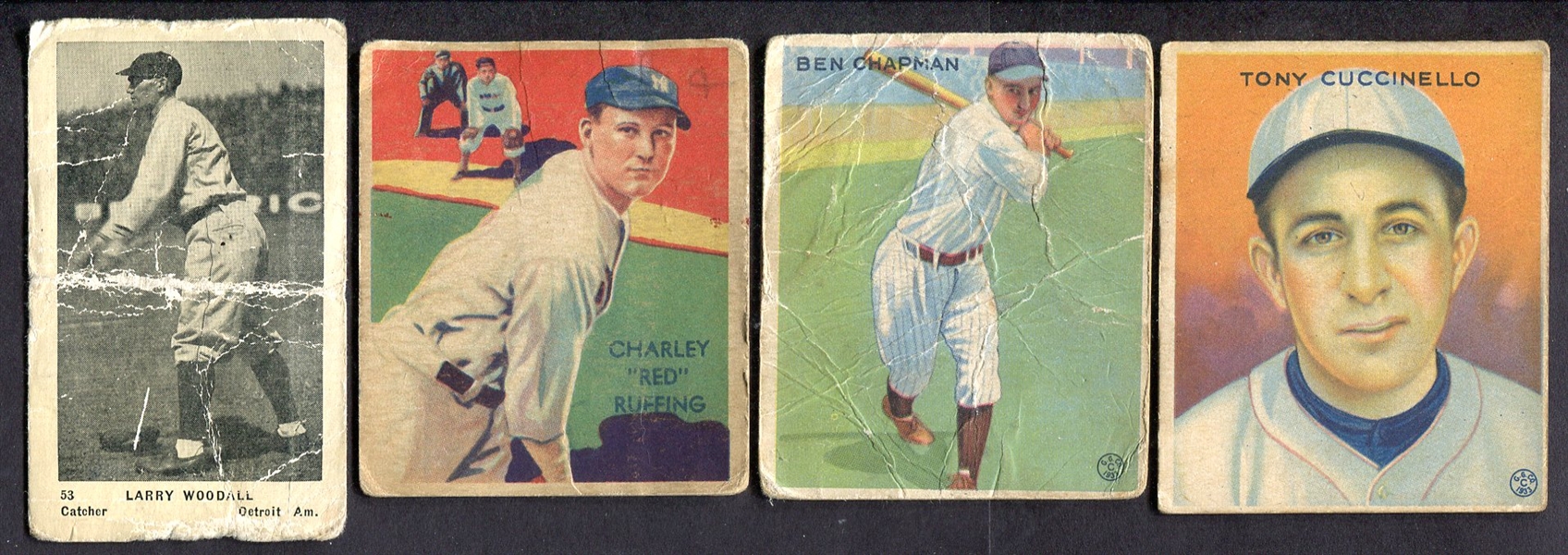 Pre-War Quartet of Cards