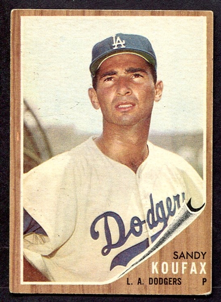 1962 Topps #5 Sandy Koufax