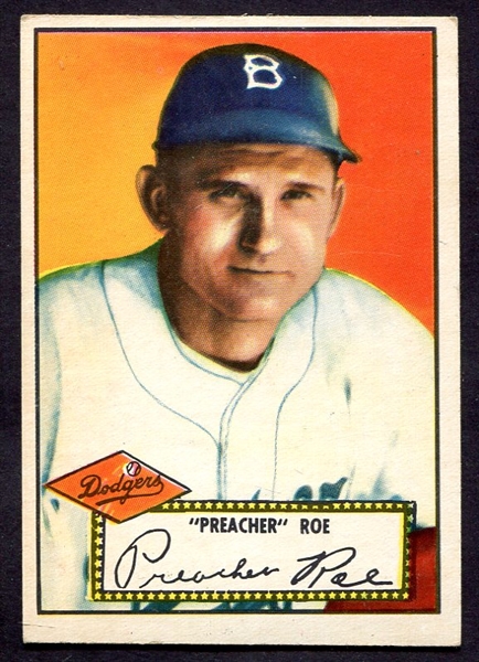 1952 Topps #66 Preacher Roe 