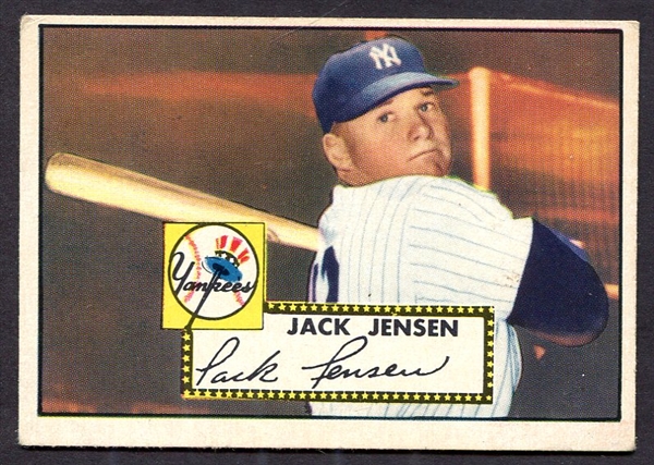 1952 Topps #122 Jackie Jensen