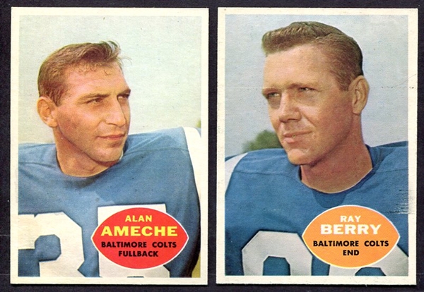 1960 Topps Ray Berry & Alan Ameche