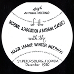 1950 National Association of Baseball Leagues Winter League Program