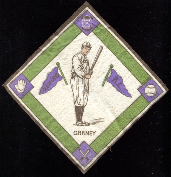 1914 B18 Blanket Graney Purple Pennants