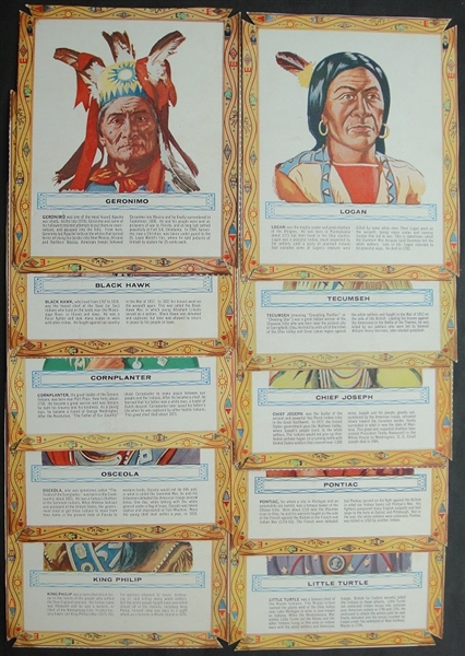 1960s Kelloggs Famous Indian Chiefs & Men of the Wild West 18