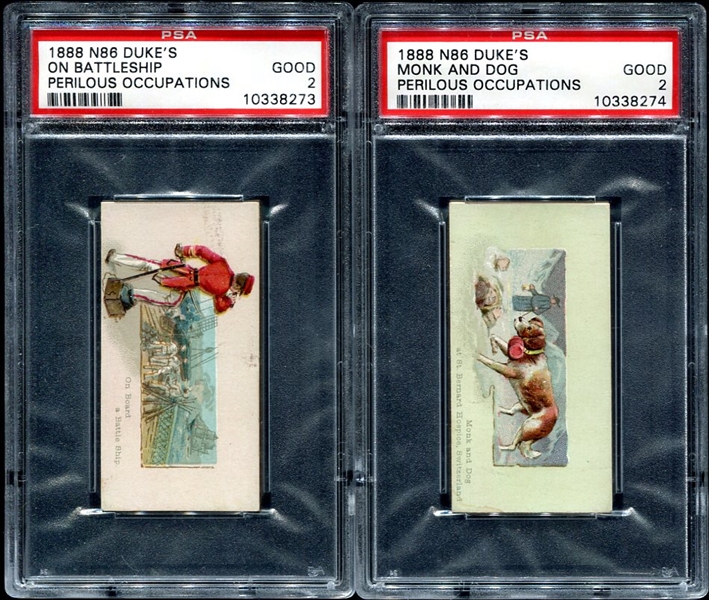 N86 Dukes Perilous Occupations 2 PSA Graded