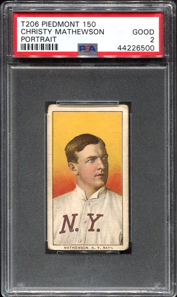 T206 Mathewson Portrait PSA 2