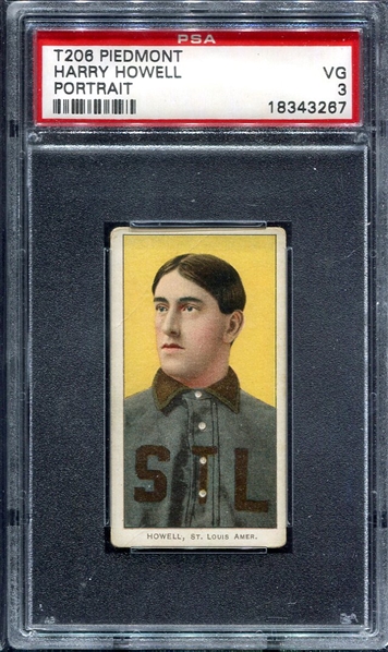 T206 Howell Portrait PSA 3