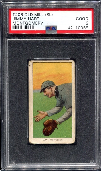 T206 Hart Montgomery Old Mill PSA 2