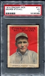 1914 Cracker Jack #11 George Stovall PSA 3