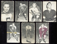 1952/53 St. Lawrence Sales Hockey Cards 7 Diff.