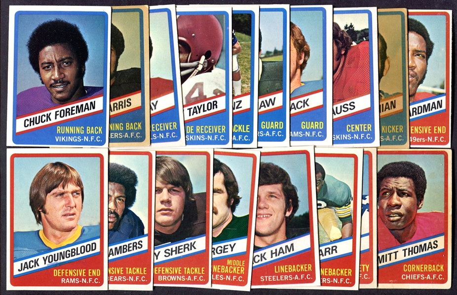 1976 Town Talk Bread Football Partial Set 18 of 24