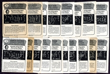 1976 Town Talk Bread Football Partial Set 18 of 24