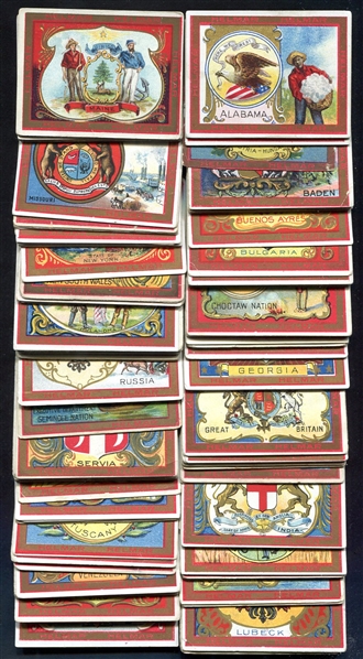 T107 Seals of the United States and Coats of Arms Set of 150