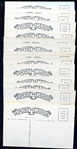 1920's-1960's Exhibits 4 Complete Sets