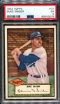 1952 Topps #37 Duke Snider Black Back PSA 5