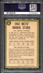 1967 Topps #581 Mets Rookies B. Denehy/T. Seaver PSA 7