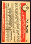 1953 Bowman Color #3 Sam Jethroe 