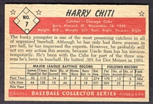 1953 Bowman Color #7 Harry Chiti