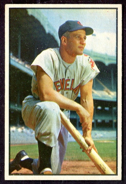 1953 Bowman Color #8 Al Rosen