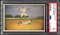 1953 Bowman Color #33 Pee Wee Reese PSA 7