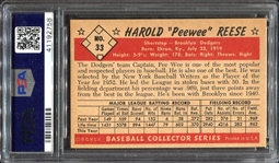 1953 Bowman Color #33 Pee Wee Reese PSA 7