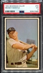 1953 Bowman Color #59 Mickey Mantle PSA 3