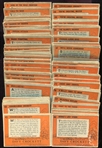 1956 Topps Davy Crockett Orange Backs 129 Cards