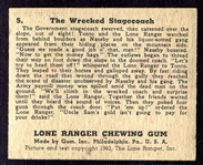 1940 Lone Ranger #5 The Wrecked Stagecoach