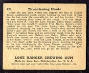 1940 Lone Ranger #23 Threatening Hoofs