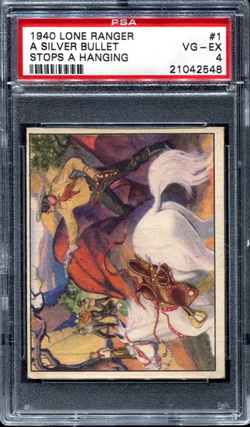 1940 Lone Ranger #1 A Silver Bullet PSA 4