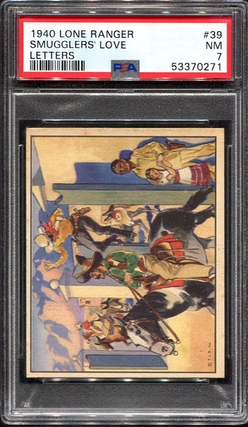 1940 Lone Ranger #39 Smugglers Love Letters PSA 7