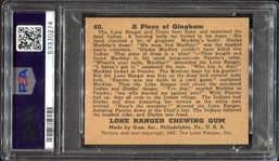 1940 Lone Ranger #40 A Piece of Gingham PSA 6