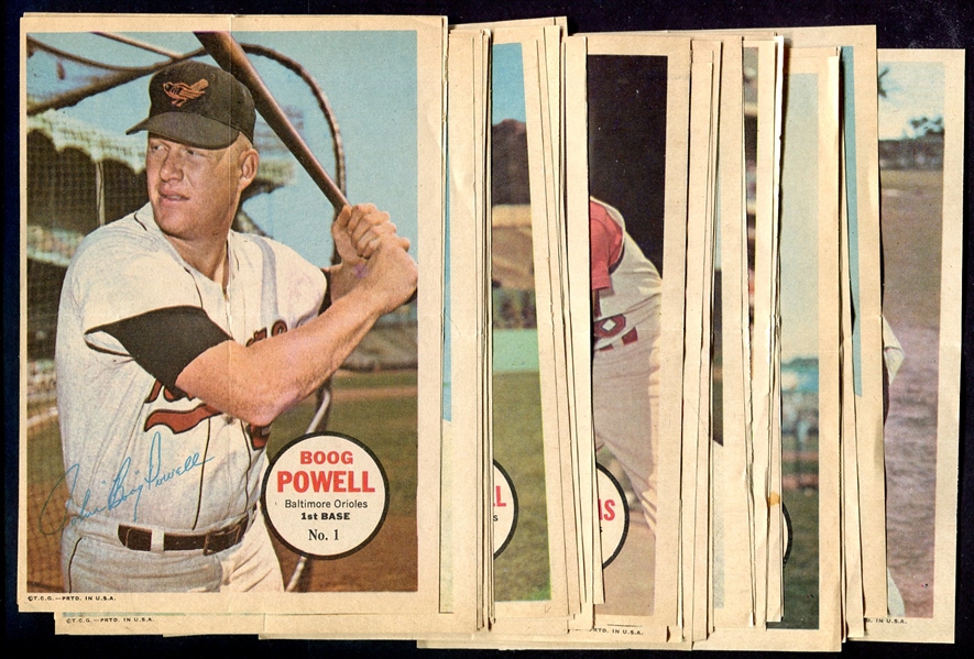 1967 Topps Baseball Posters Lot of 41 w/HOFers