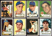 1952 Topps Lot of 8