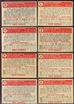 1952 Topps Lot of 8