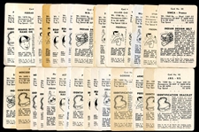 1955 Mother's Cookie Sports Cars Lot of 31
