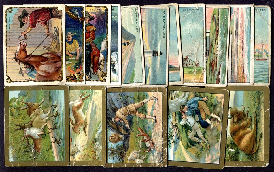 c. 1910 Tobacco Non-Sports Lot of 48 From Various Sets