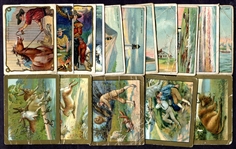 c. 1910 Tobacco Non-Sports Lot of 48 From Various Sets