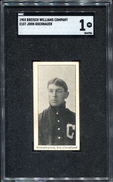 E107 John Gochnauer Cleveland w/Backstamp