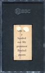 E107 John Gochnauer Cleveland w/Backstamp