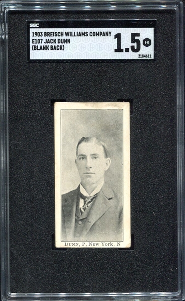 E107 Jack Dunn New York SGC 1.5