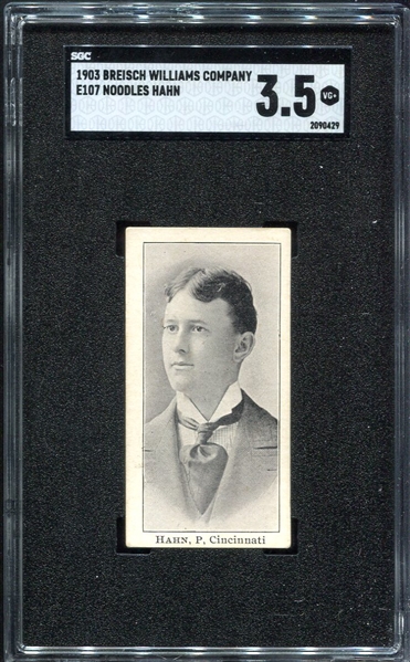 E107 Noodles Hahn Cincinnati SGC 3.5 Highest Graded