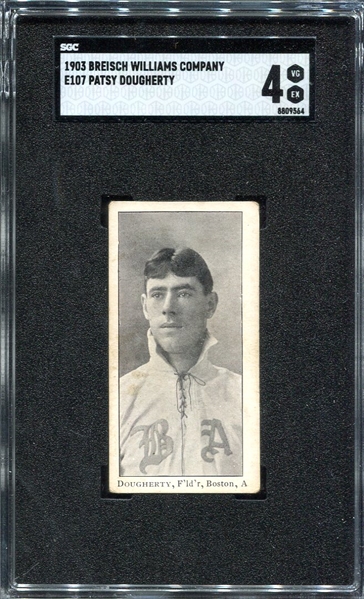 E107 Patsy Dougherty Boston SGC 4 Highest Graded