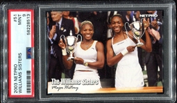 2003 Netpro #51 Williams Sisters PSA 9