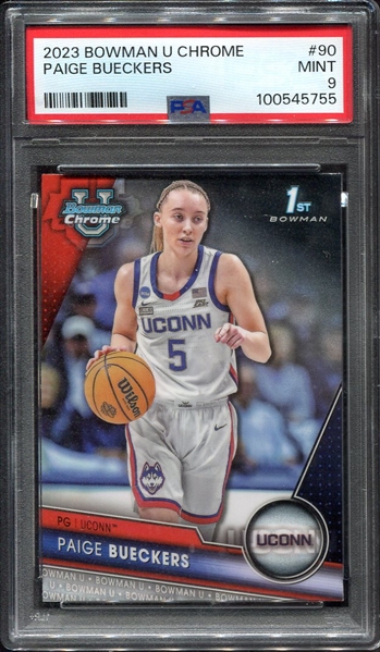 2023 Bowman U Chrome #90 Paige Bueckers PSA 9