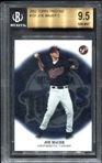 2002 Topps Pristine #151 Joe Mauer Rookie Card Beckett 9.5