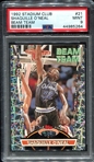 1992 Stadium Club Beam Team #21 Shaquille ONeal RC PSA 9