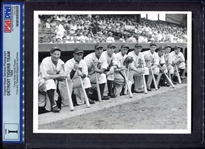1934 Detroit Tigers Team Type 1 PSA/DNA