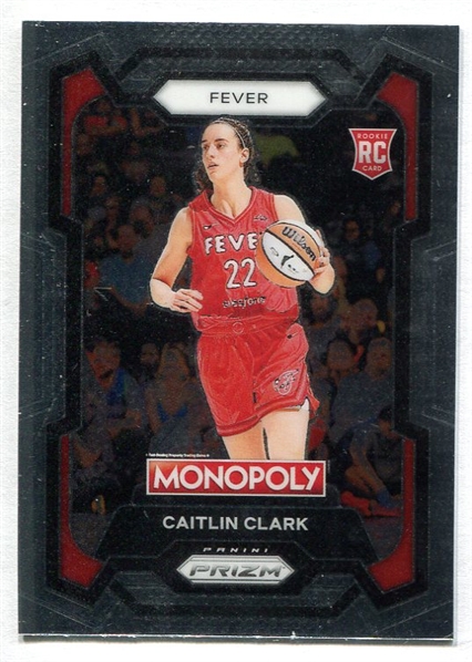 2024 Panini Silver Prizm #22 Caitlin Clark Rookie Card
