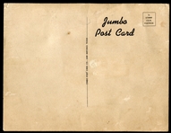 1947 St. Louis Cardinals Jumbo Post Card w/Musial